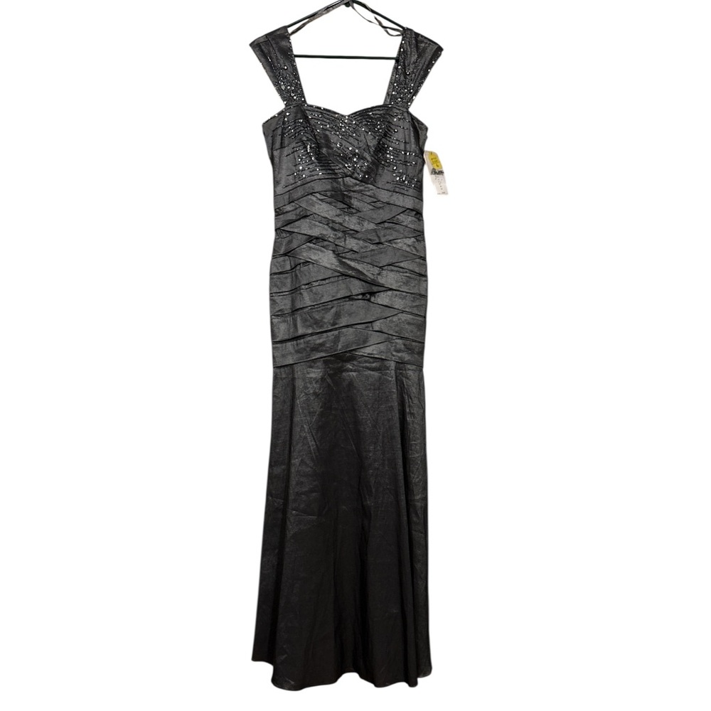 Sophisticated Charcoal Maxi Dress
